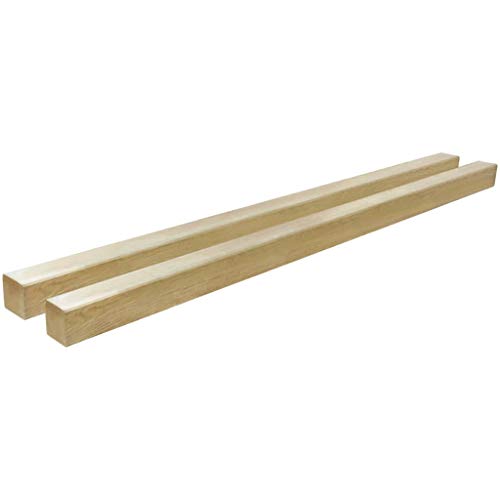 vidaXL 2x Madera Pino Impregnada Postes de Valla Puerta de Esgrima Cerca Terraza Patio Exterior Aire Libre Parque Huerto Jardín 9x9x150cm