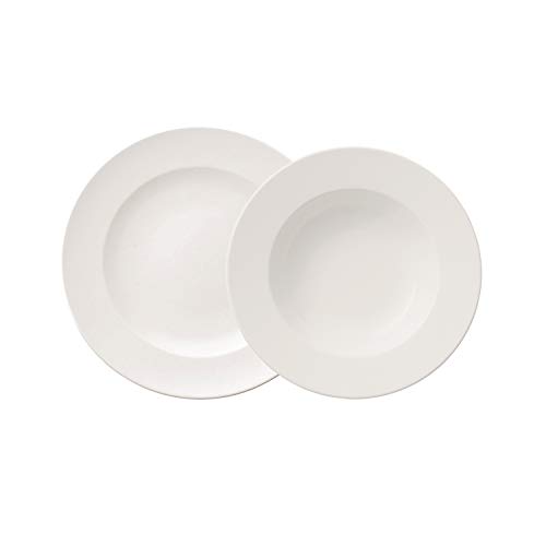 Villeroy & Boch For Me Set de platos para 4 personas, 8 piezas, Porcelana Premium, Blanco Villeroy & Boch For Me Set de platos para 4 personas, 8 piezas, Porcelana Premium, Blanco
