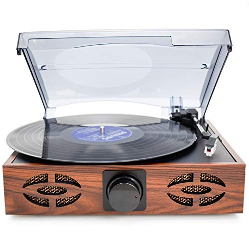WANGXINQUAN Reproductor de discos de vinilo retro con gramófono antiguo, retro, vintage, clásico, moderno salón