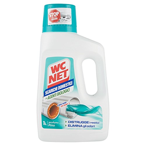 WC Net – Tratamiento para Tuberías domésticas, aroma de pino – 1 l