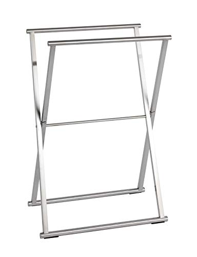 Wenko Toallero de Pie, Acero Inoxidable, Plata Brillante, 35x53.5x80.5 cm Wenko Toallero de Pie, Acero Inoxidable, Plata Brillante, 35x53.5x80.5 cm