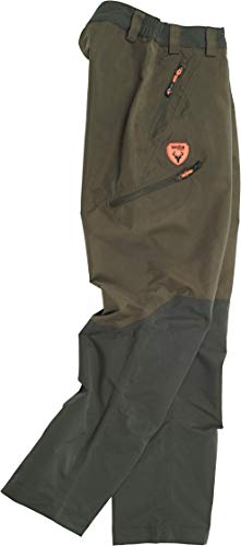 Work Team Pantalon impermeable combinado, con 2 bolsos laterales, 2 bolsos traseros y 2 bolsos en perneras. HOMBRE Verde Oliva/Verde Bosque S