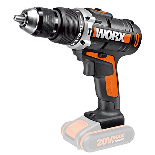 Worx WX372.9 - Taladro percutor 20V (sin batería)