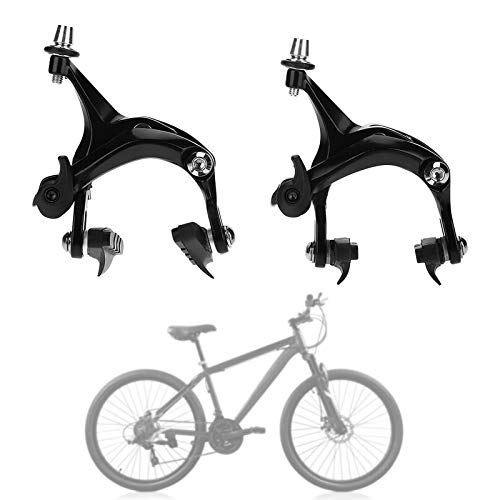 Yosoo Health Gear Freno de Bicicleta Clásico, Pinzas de Carretera de Alcance de Bicicleta con Accesorio de Piezas de Reparación del Juego de Frenos de Doble Pivote Delantero y Trasero (1 Par)