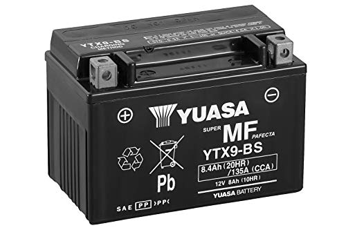 YUASA BATERIA YTX9-BS AGM abierto - con paquete de ácido