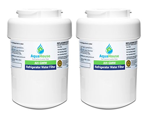 2x AquaHouse AH-GMW filtro de agua compatibles para General Electric GE SmartWater MWF GWF, Sears, Kenmore, Hotpoint nevera HWF, WF07