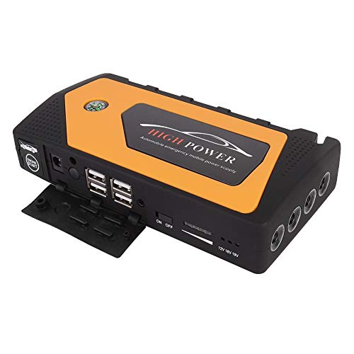 Akozon Car Jump Starter, Emergency Car Battery Jump Starter Kit Portable 18000mah Power Bank Cargador del Dispositivo de Arranque(EU)