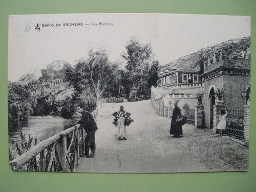 Antigua Postal - Old Postcard : BAÑOS DE ARCHENA - Las Piscinas. Murcia.