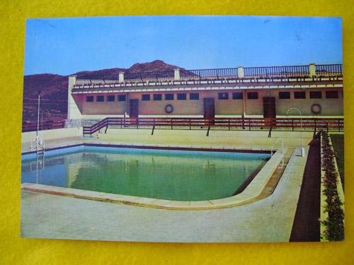 Antigua Postal - Old Postcard : Residencia del Banco de España - Piscina y vestuarios - CERCEDILLA