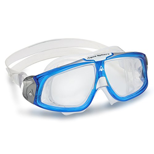 Aqua Sphere 21052Q - Gafas De Natación Unisex, color Azul/Plateado