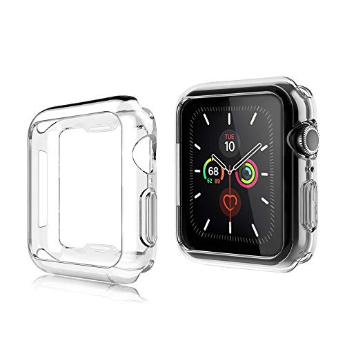 AsBellt Funda para Apple Watch 40mm Series 6 5 4 SE (2 Unidades) Protector de Pantalla, Carcasa de iWatch 40mm Serie 6/5/4/SE Hermès, Nike+ Edition