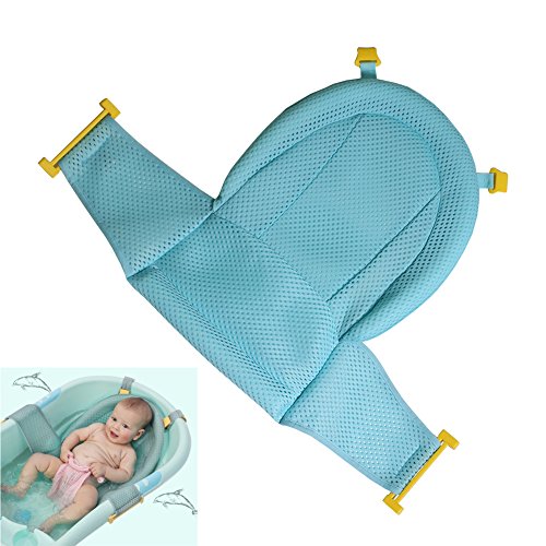 Asiento de apoyo Autbye, para bañera de bebé, malla de ducha para bañera de recién nacido, antideslizante ajustable y cómodo para bebés de 0 a 3 años verde verde Asiento de apoyo Autbye, para bañera de bebé, malla de ducha para bañera de recién nacido, antideslizante ajustable y cómodo para bebés de 0 a 3 años verde verde