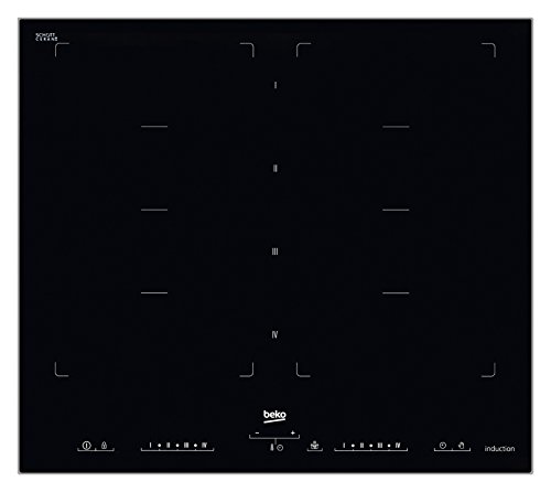 Beko HII 68600 PTX hobs - Placa (Integrado, Inducción, Negro, Tocar, 58 cm, 51 cm)