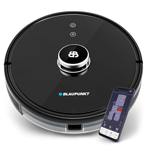 Blaupunkt Bluebot XTREME - LASER - Robot aspirador con función de fregado, navegación inteligente con radar láser 360° - App + control por voz, mapas interactivos + zonas prohibidas - Innovación 2021 Blaupunkt Bluebot XTREME - LASER - Robot aspirador con función de fregado, navegación inteligente con radar láser 360° - App + control por voz, mapas interactivos + zonas prohibidas - Innovación 2021
