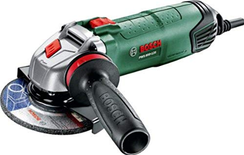 Bosch Home and Garden 0.603.3A2.700 Amoladora con maletín, 220 V, Negro, Verde, 850 W, Ø125 mm, empuñadura anti vibraciones