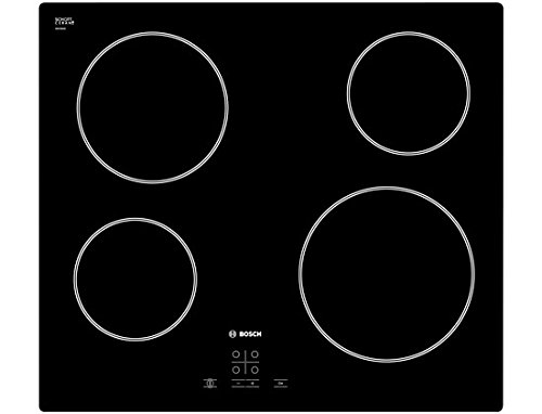 Bosch PKE611D17E hobs - Placa (Integrado, Cerámico, Vidrio y cerámica, Sensor, 220-240V, 50/60 Hz) Negro