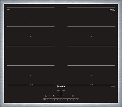 Bosch pxx645fc1e Serie 6 de quemador eléctrico/de inducción vitrocerámica/vidrio y cerámica/58,3 cm/Direct Select/Negro