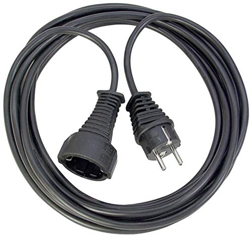 Brennenstuhl cable alargador de corriente de 2 m (extensible eléctrico para interiores) negro Brennenstuhl cable alargador de corriente de 2 m (extensible eléctrico para interiores) negro