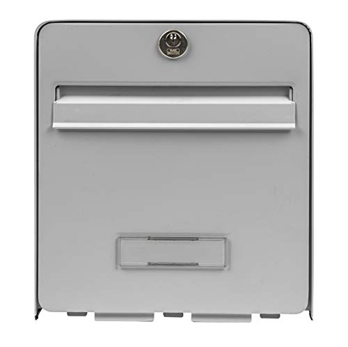 BURG-WÄCHTER Favor buzón normalizado (comprueba la normativa local para asegurarte), de acero galvanizado, con puerta de apertura completa, bloqueo de correo (puerta bloqueada a 120º) 1 puerta, gris BURG-WÄCHTER Favor buzón normalizado (comprueba la normativa local para asegurarte), de acero galvanizado, con puerta de apertura completa, bloqueo de correo (puerta bloqueada a 120º) 1 puerta, gris