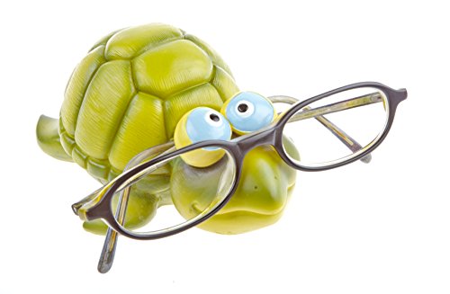 by de bers Caribe – Soporte para gafas, diseño de tortuga, pintado a mano, de poliresina