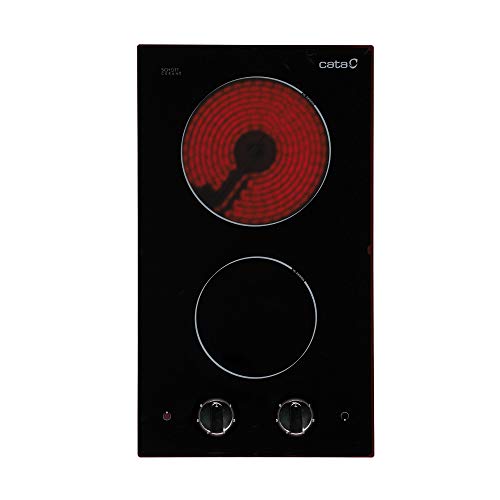 Cata Modelo VI 302 - Placas Vitrocerámica, 2 zonas de cocción High Light, Ancho de 30 cm, 6 Niveles de Potencia, Controles mecánicos Cata Modelo VI 302 - Placas Vitrocerámica, 2 zonas de cocción High Light, Ancho de 30 cm, 6 Niveles de Potencia, Controles mecánicos