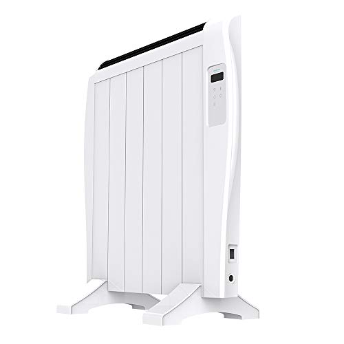 Cecotec Radiador Eléctrico Bajo Consumo Ready Warm 1200 Thermal Connected. 6 Elementos, 900 W, De pared o pie, 3 Modos, Temporizador, Mando a Distancia, Pantalla LCD, Control por Wifi, Ultrafino Cecotec Radiador Eléctrico Bajo Consumo Ready Warm 1200 Thermal Connected. 6 Elementos, 900 W, De pared o pie, 3 Modos, Temporizador, Mando a Distancia, Pantalla LCD, Control por Wifi, Ultrafino