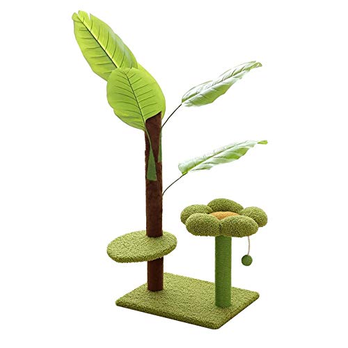 CHENJIA Sisal Cat Stiming Frame Banana Tree Cat Tree All-in-One Cat Scratching Board Four Seasons