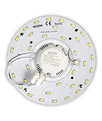 Circolina LED Corona 12 W SMD 5730 módulo de repuesto circular tubo neón para plafón de imán 265 V Ultra Slim luminoso blanco natural