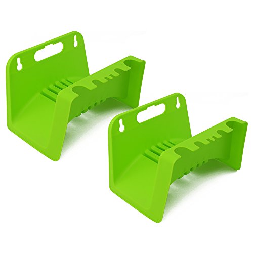 com-four® 2X Soporte para Manguera de jardín - Soporte para Manguera de jardín, sótano y cobertizo - Soporte de Pared para Manguera de jardín (Soporte de Manguera de plástico 2 Piezas) com-four® 2X Soporte para Manguera de jardín - Soporte para Manguera de jardín, sótano y cobertizo - Soporte de Pared para Manguera de jardín (Soporte de Manguera de plástico 2 Piezas)