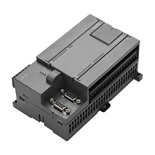 Controlador lógico programable PLC DC 24V, salida de transistor, módulo de placa de control programable con 2 puertos RS485, 7 módulos de expansión, compatible con Siemens 6ES7 214-2AD23-0XB8