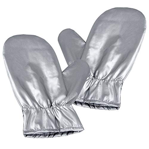 CPTDCL - Guantes de planchado para ropa, guantes de vapor, resistentes al calor, resistentes al agua, guantes de planchado para ropa, color plateado