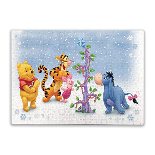 Cute Doormat Winnie The Pooh - Puzzle de 500 piezas, diseño de animales para adultos y niños a partir de 10 años
