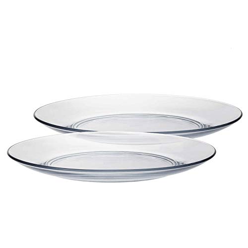 Duralex LYS - Juego de Platos Llanos - Cristal Templado Resistente al Calor - 23,5 cm - Pack de 12 Duralex LYS - Juego de Platos Llanos - Cristal Templado Resistente al Calor - 23,5 cm - Pack de 12