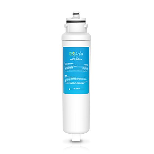 EcoAqua EFF-6012A filtro de agua del refrigerador para Daewoo Aqua Crystal DW2042FR-09, DW2042F-09, Baumatic Titan 4 & 5, CF-450; Smeg SR610X, SR620X, SR620XPK, SF640S; Westinghouse WHE7670SA (1)