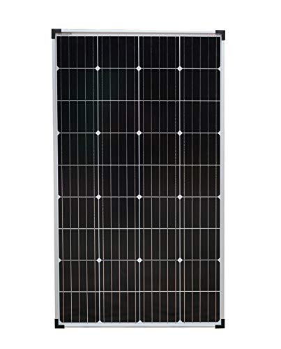 Enjoysolar® Mono Panel solar monocristalino de 140 W, ideal para caravanas, casas con jardín, barcos, etc.