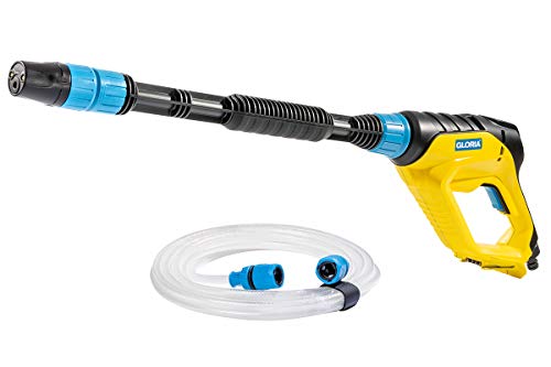 GLORIA MultiJet 18V - pulverización multifuncional para la limpieza de alta presión con batería (boquilla 4 en 1, manguera de 5 m, compatible con la batería BOSCH 18V, entrega sin batería) GLORIA MultiJet 18V - pulverización multifuncional para la limpieza de alta presión con batería (boquilla 4 en 1, manguera de 5 m, compatible con la batería BOSCH 18V, entrega sin batería)