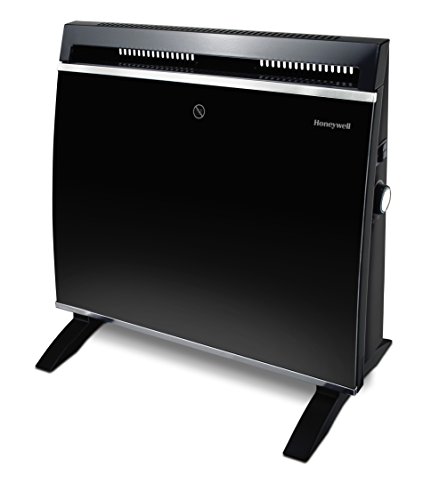 Honeywell HCE890 - Calefactor de panel de vidrio 1800 W, color negro