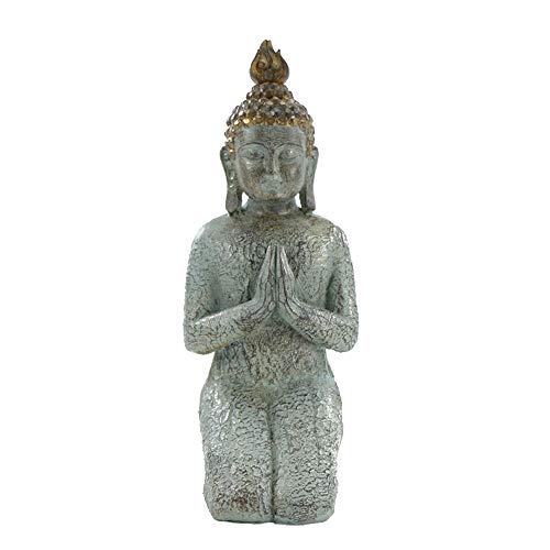 HPLDEHA Creación Artesanal Gran Estatua de Buda meditación Lucky Decoración Figura Escultura en el pórtico Jardín Porche Recoger (Color : Bronze) HPLDEHA Creación Artesanal Gran Estatua de Buda meditación Lucky Decoración Figura Escultura en el pórtico Jardín Porche Recoger (Color : Bronze)