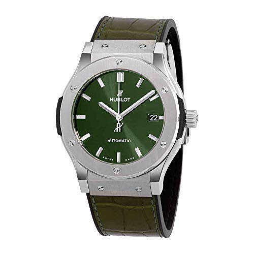 Hublot Classic Fusion Green 511.NX.8970.LR - Reloj de pulsera (45 mm), color verde