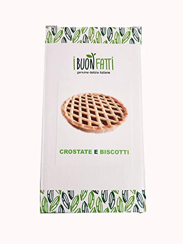 I BUON FATTI 100% MADE IN ITALY Preparado para PASTA de MASA Ideal para hacer Tartas sabrosas o Galletas desmenuzadas. 2 paquetes de 500g. Producto ideal para hacer dulces