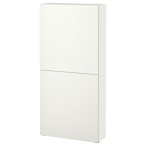 IKEA BESTA – Armario de pared con 2 puertas lappviken blanco