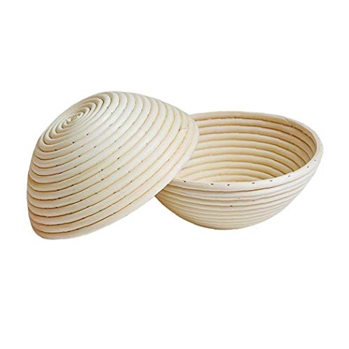 Isuper Pan para Pruebas Cesta Redonda Masa de corrección de fermentación Bowl por Home Baking Restaurante Talla S Productos del hogar 1pc