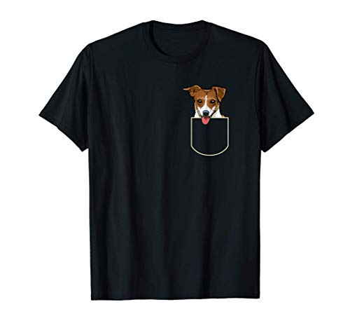 Jack Russell Terrier Bolsillo Cachorro Jack Russell Pocket Camiseta Jack Russell Terrier Bolsillo Cachorro Jack Russell Pocket Camiseta