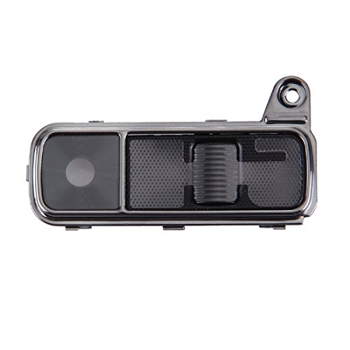 JIAHENG Nuevas Piezas de reparación Atrás Cubierta de Lente de cámara + Botón de Encendido + Botón de Volumen for LG K7 (Negro) Cable Flex de Smartphone (Color : Black)