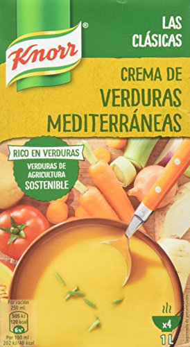 KNORR las clásicas crema verduras mediterráneas 1 l