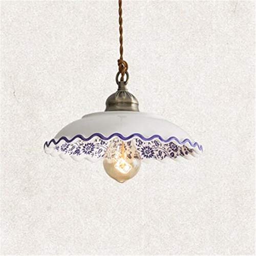 Lámpara de porcelana azul y blanca de estilo de Lampchinese junto a la cama para restaurante Tienda de ropa Luces de techo de dormitorio 110~240V (Color: Estilo C) Lámpara de porcelana azul y blanca de estilo de Lampchinese junto a la cama para restaurante Tienda de ropa Luces de techo de dormitorio 110~240V (Color: Estilo C)