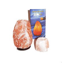 Lámpara de Sal Natural del Himalaya - 2/3 kg + Portavelas Regalo - Magic Salt