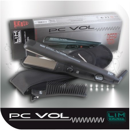 Lim Hair Plancha de pelo PC Vol Deep Micro Wave. Volumizer Crimper