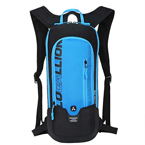 Local Lion 6L Mochilas de Hidratacion Ciclismo al Aire Libre de Unisex Multifuncional Impermeable de Poliester para Viaje Azul