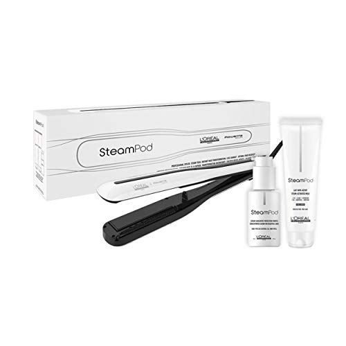 L'Oréal Professionnel Steampod 3.0 - Plancha para cabello fino (150 ml y suero de 50 ml)